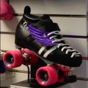 Kids Purple Shoe Wings Sneaker Skate accessories